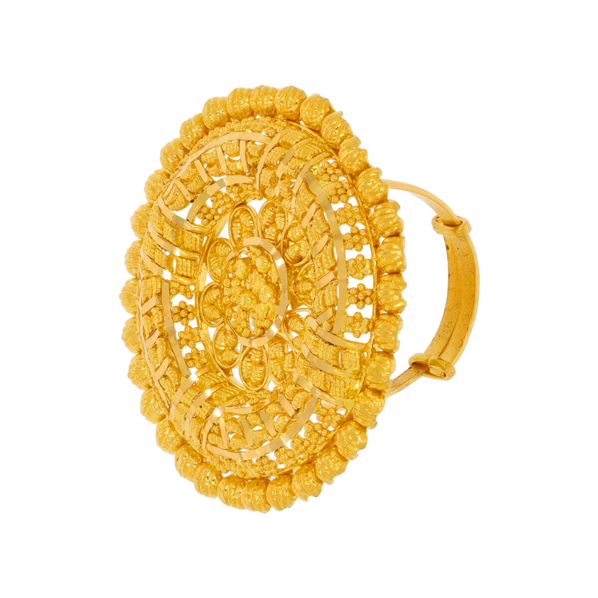 Riva Floral Gold Ring with Free Gold Coin