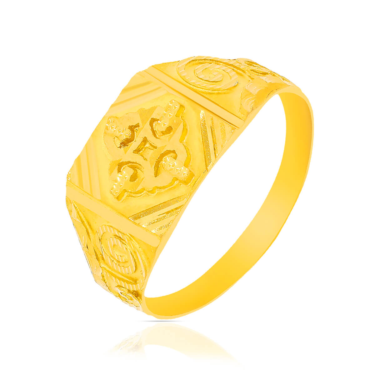 Amber Allure Gold Ring