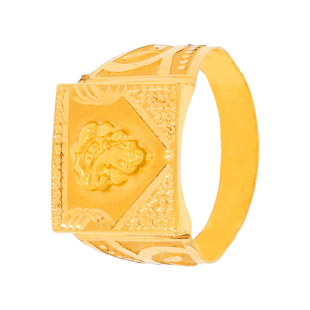 Vinayak Classic Gold Ring with Free Gold Coin