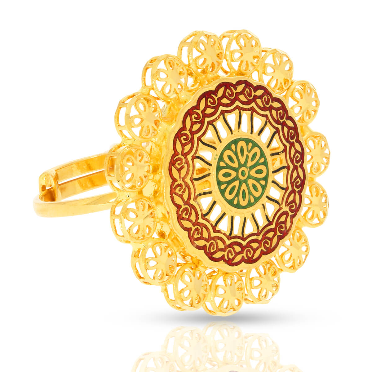 Charika Gold Ring with Free Gold Coin