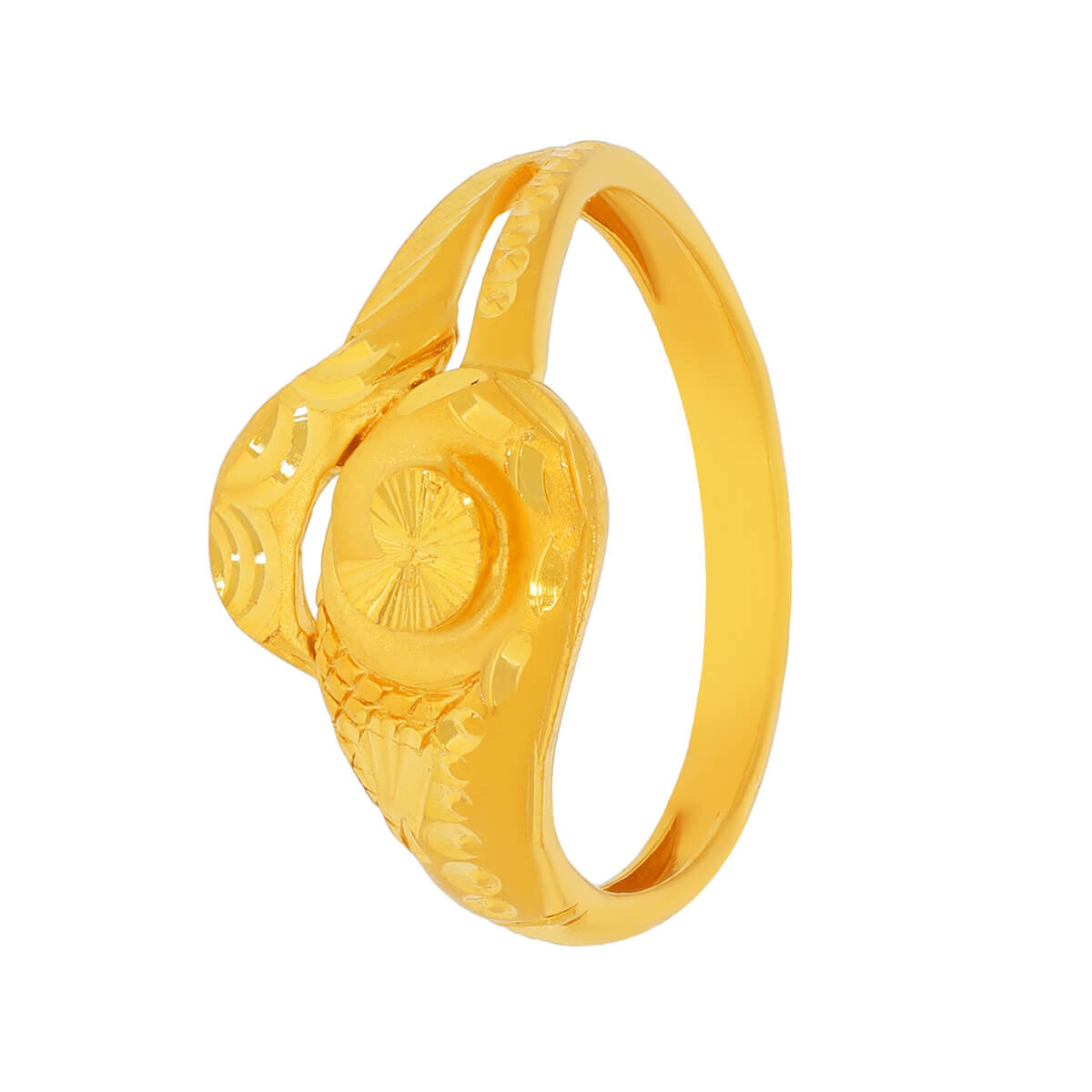 Twiniru Gold Ring with Free Gold Coin