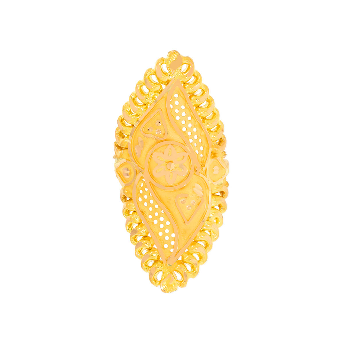 Dhivja Gold Ring with Free Gold Coin