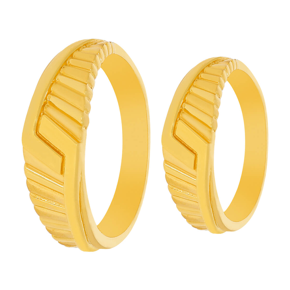 Perfect Match Gold Couple Band with Free Gold Coin