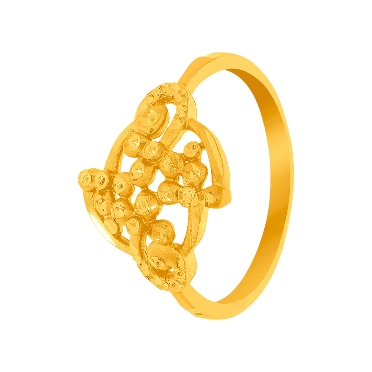 Floralshell Gold ring with Free Gold Coin