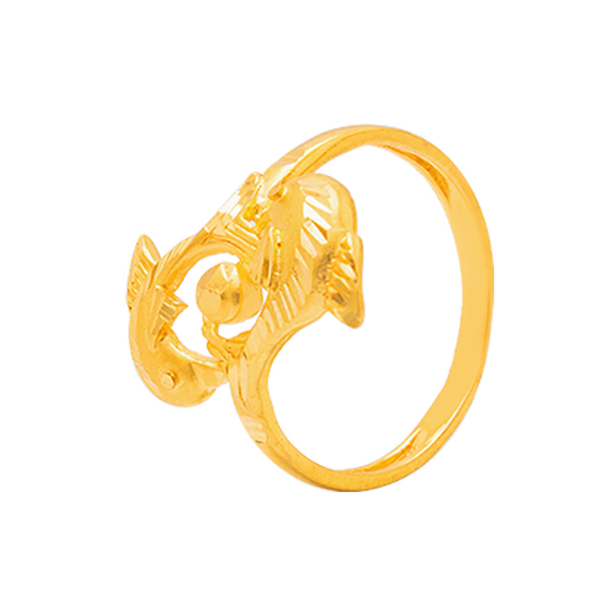 Hardika Gold Ring with Free Gold Coin