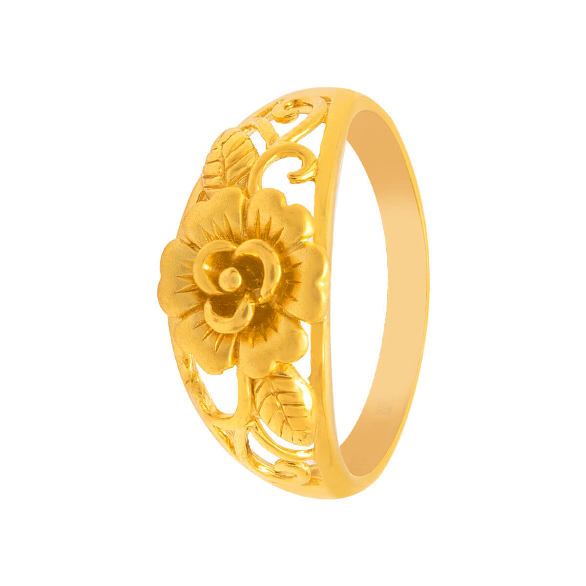 Kalyaani Gold Ring with Free Gold Coin