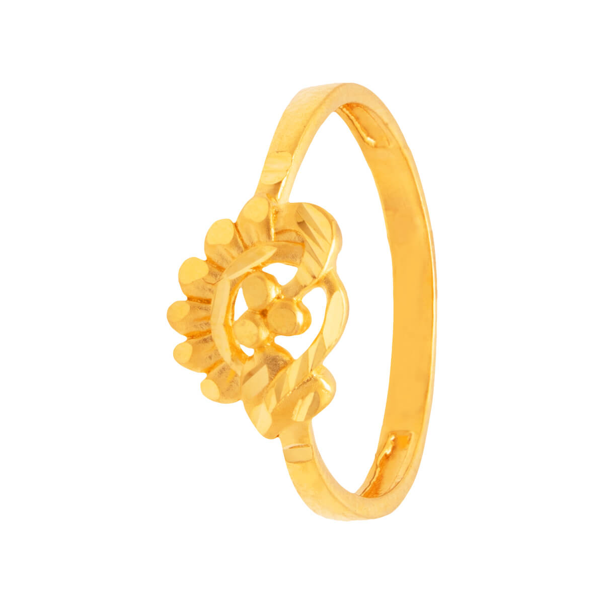 Chic Simplicity Gold Ring with Free Gold Coin