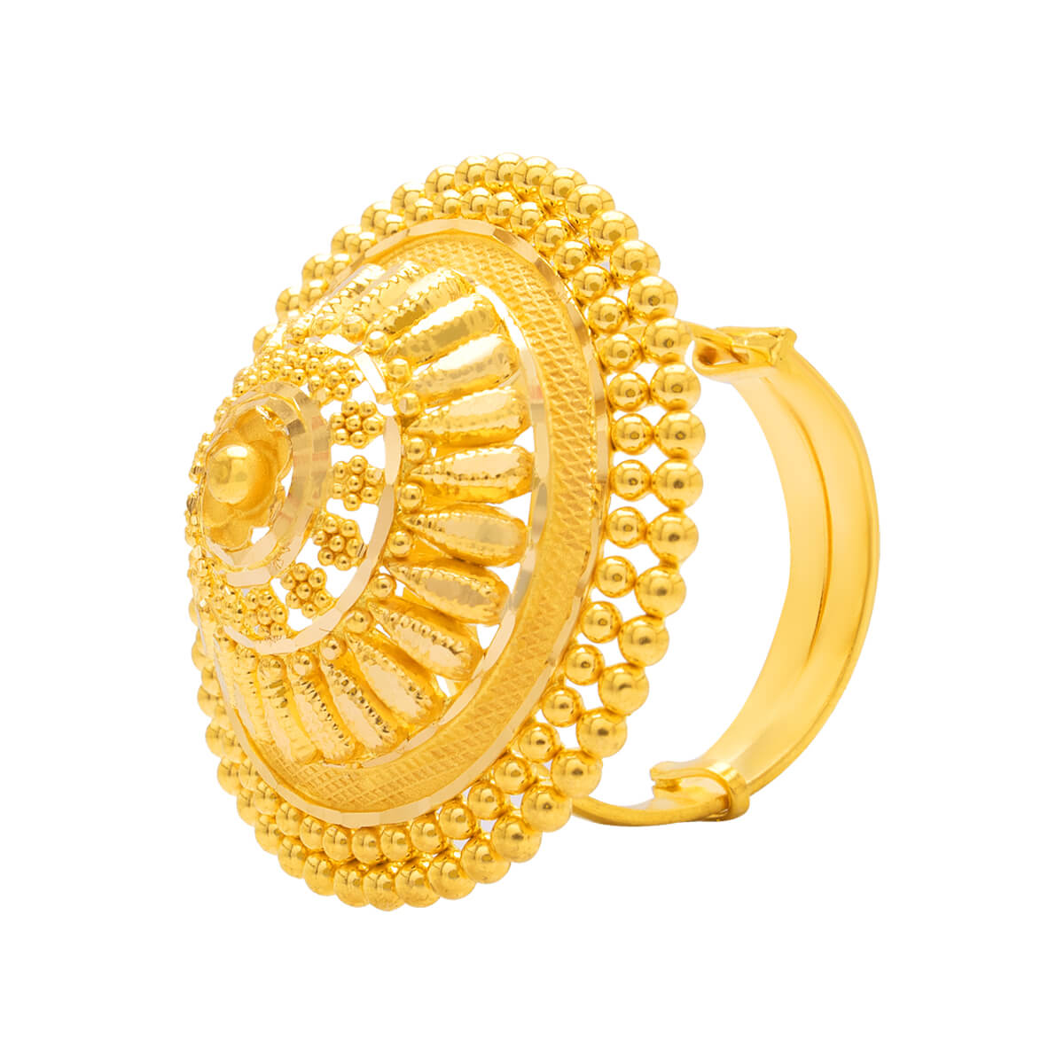 Golden Serenity Gold Ring with Free Gold Coin