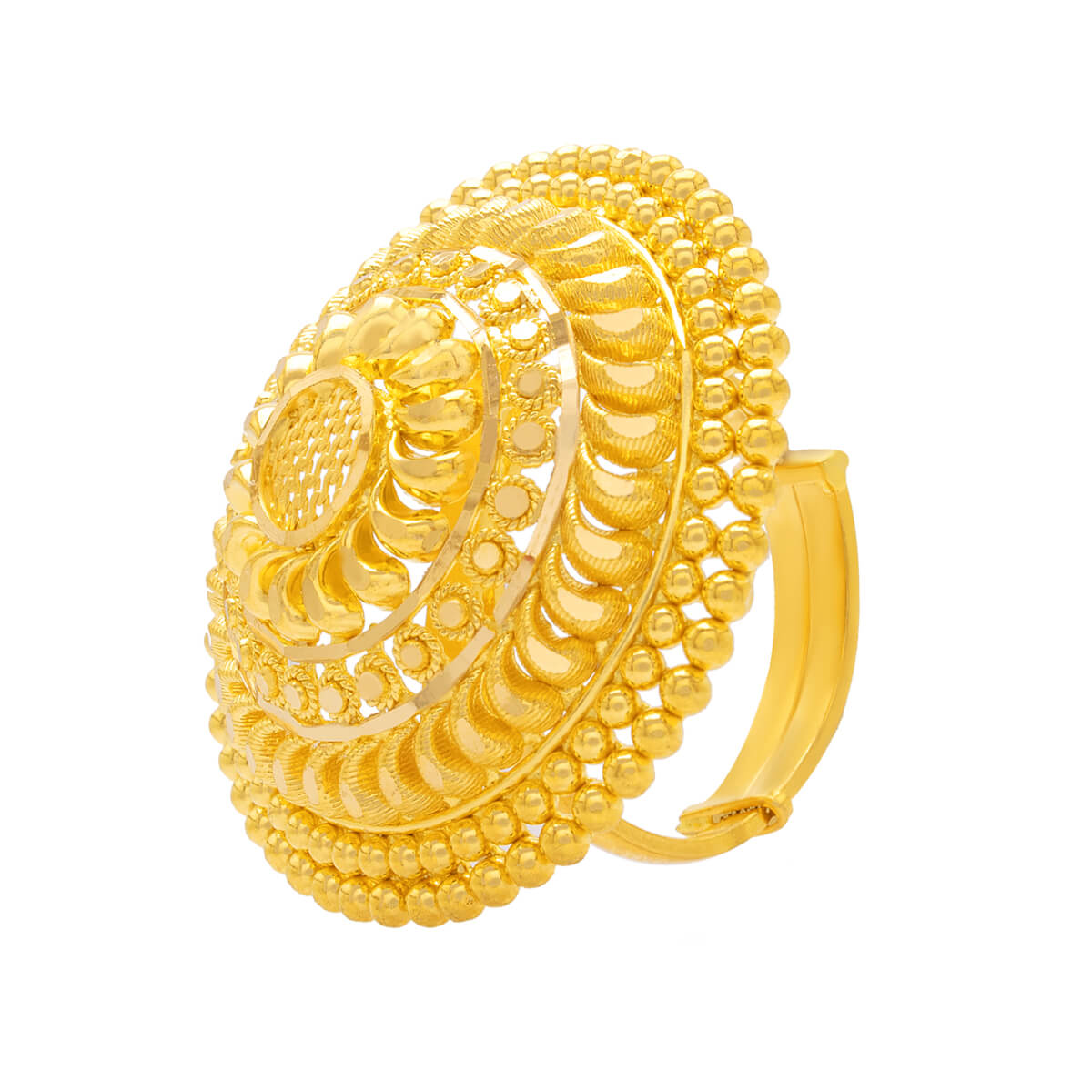 Enchanted Aura Gold Ring with Free Gold Coin