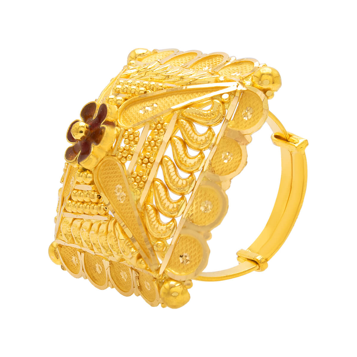 Luxurious Love Gold Ring with Free Gold Coin