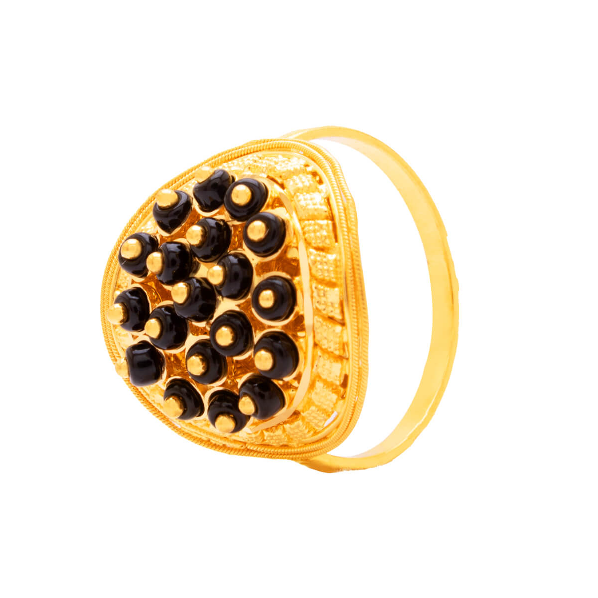 Kalindi Gold Ring with Free Gold Coin