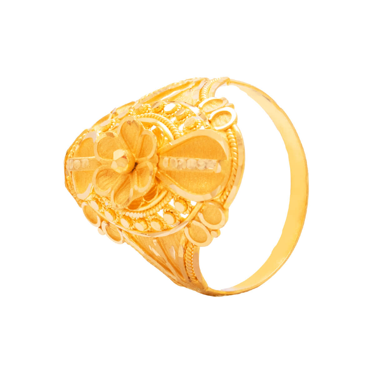 Radhani Gold Ring with Free Gold Coin