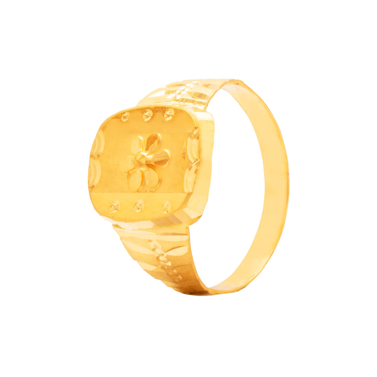 Premalata Gold Ring with Free Gold Coin