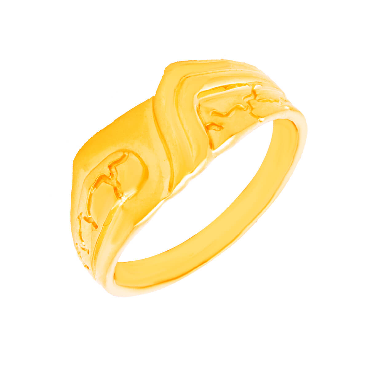 Frishti Gold Ring with Free Gold Coin