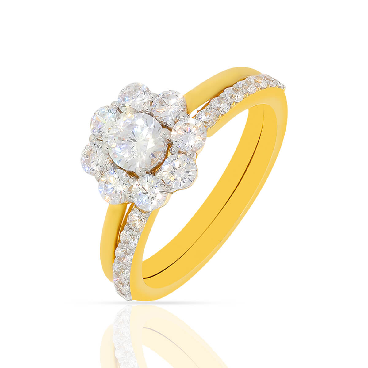 Opulent Blooming Gold Ring