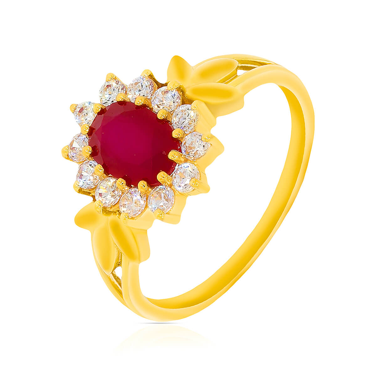 Passion's Embrace Gold Ring