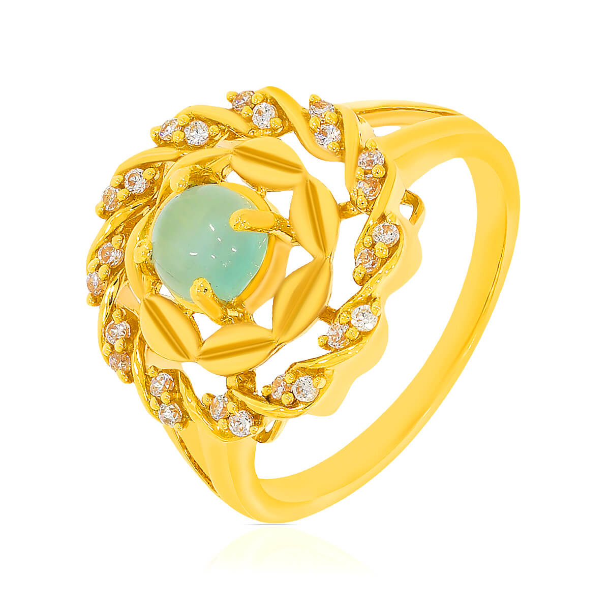 Feminine Charisma Gold Ring with Free Gold Coin