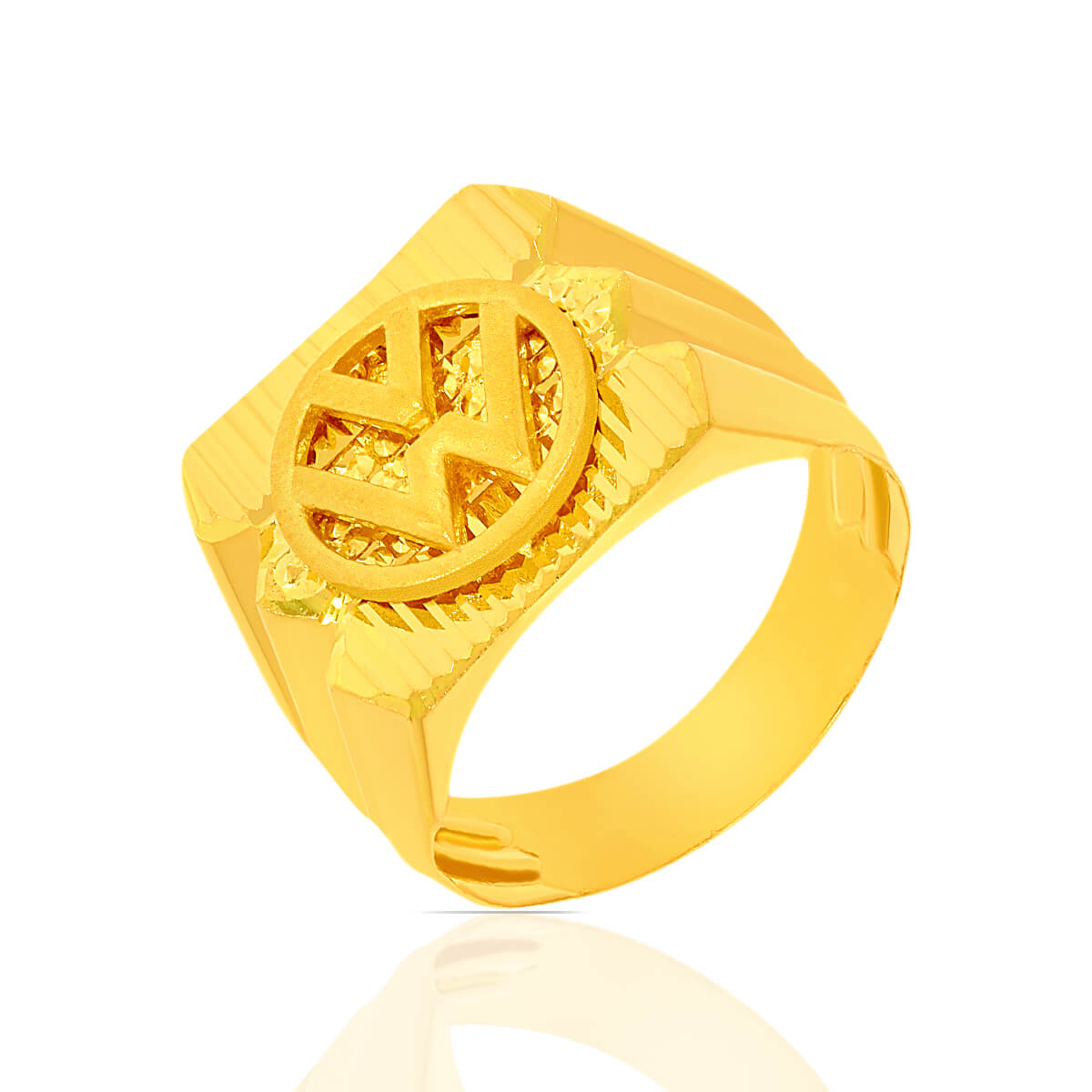 Timeless Treasures Gold Mens Ring with Free Gold Coin