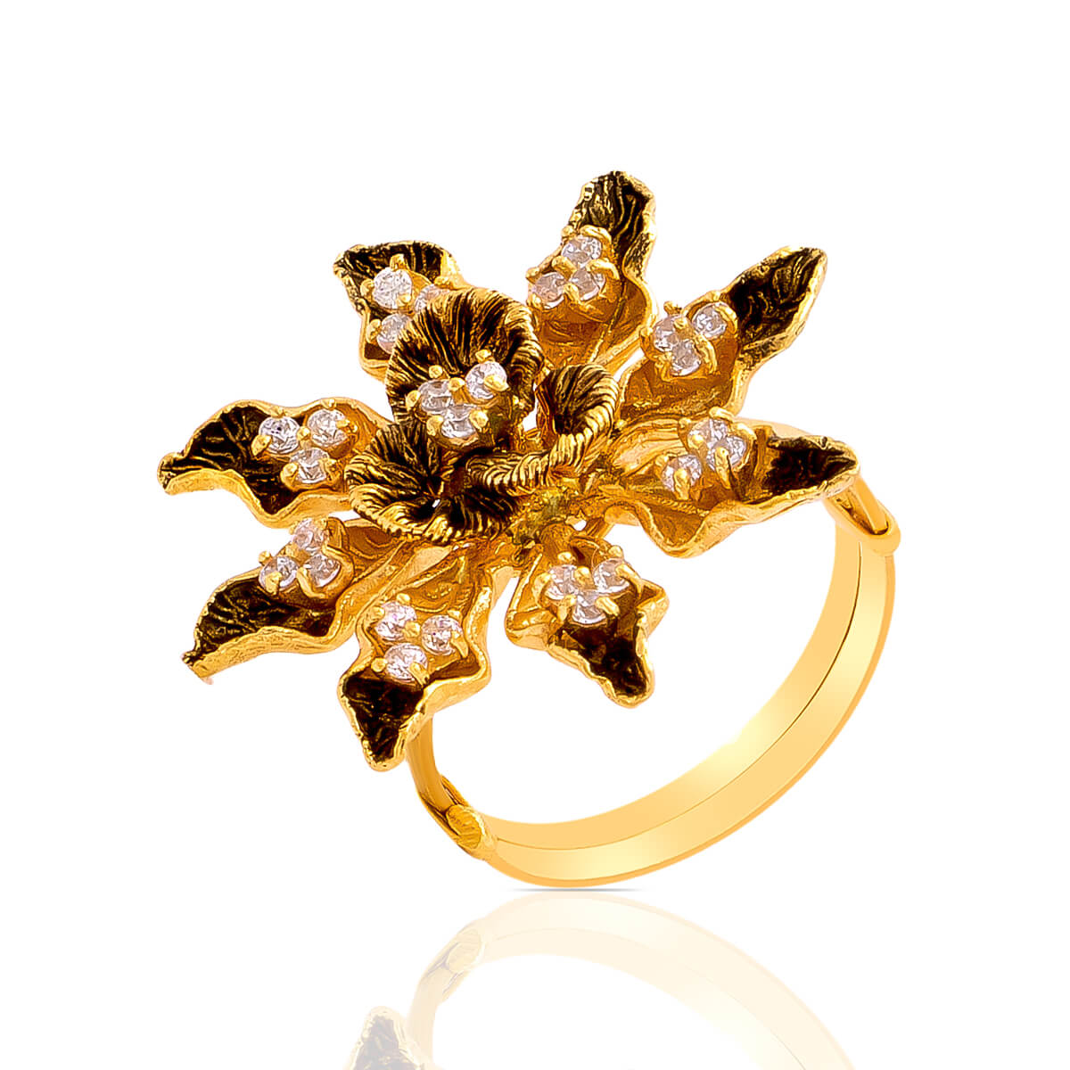 Eternal Elegance Antique Gold Ring