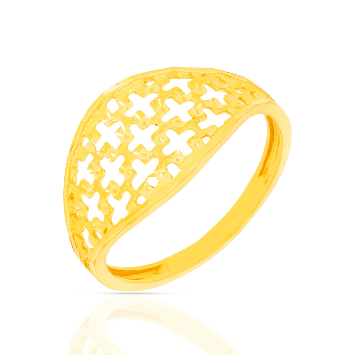 Artful Elegance Fancy Gold Designer Rings