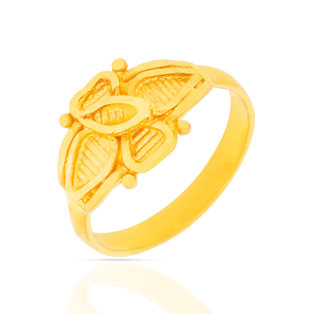 Playful Sparkle Kids' Gold Ring with Free Gold Coin