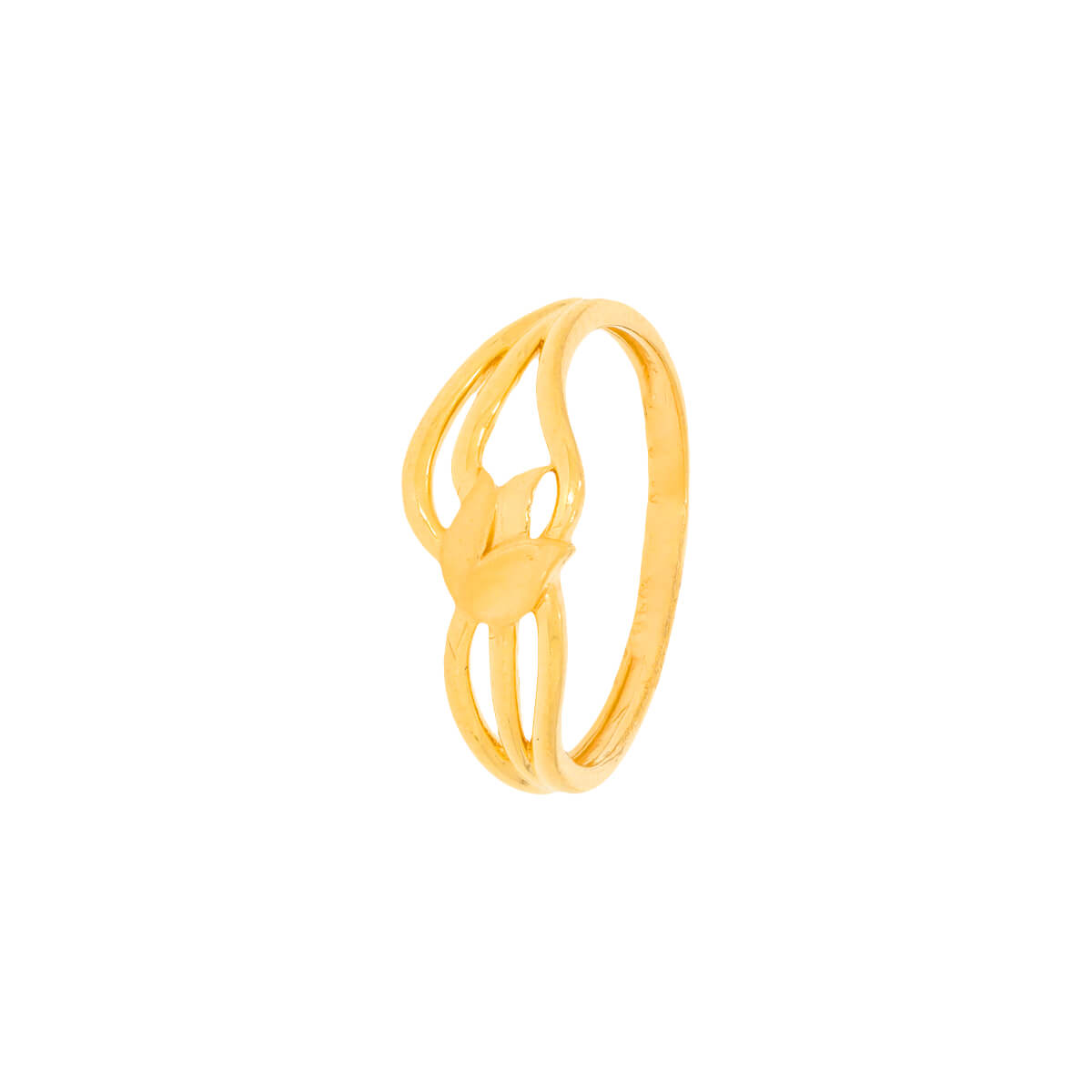 Resplendent gold ring with Free Gold Coin