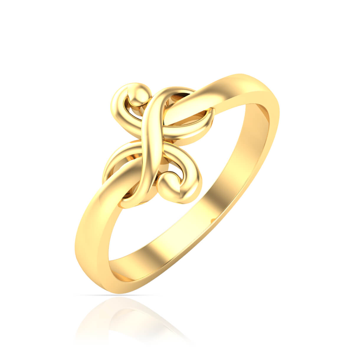 RIDHI Gold Ring with Free Gold Coin