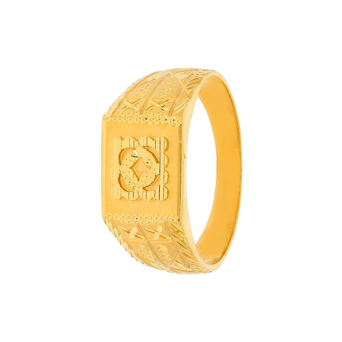 Exquisite Gold Ring For Men with Free Gold Coin