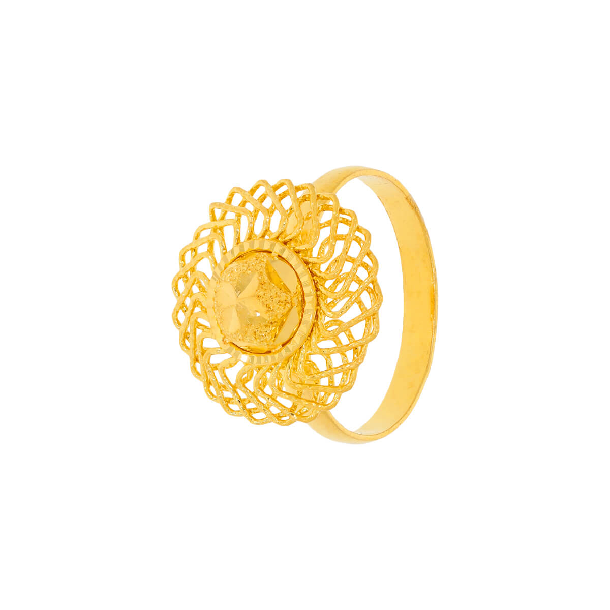 sunny Gold Ring with Free Gold Coin