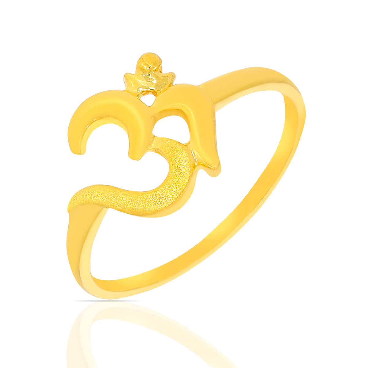 Infinite Om Gold Ring with Free Gold Coin