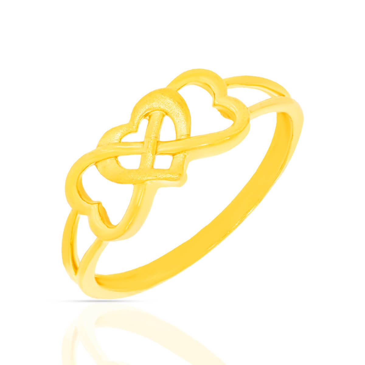 Infinite Love Gold Ring with Free Gold Coin