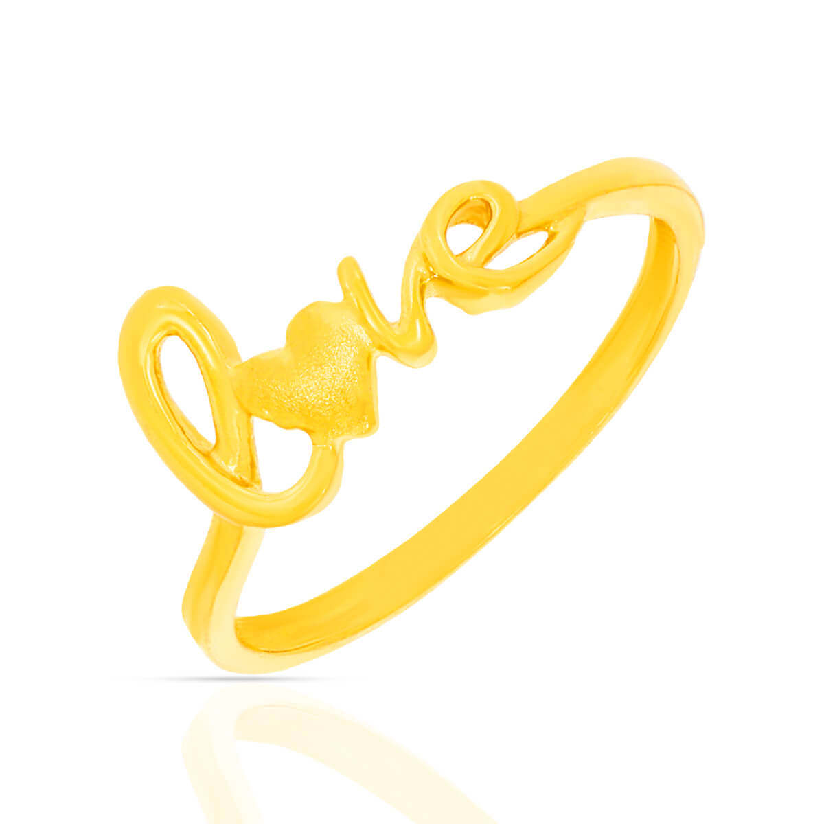 Whispers of Love Gold Ring with Free Gold Coin