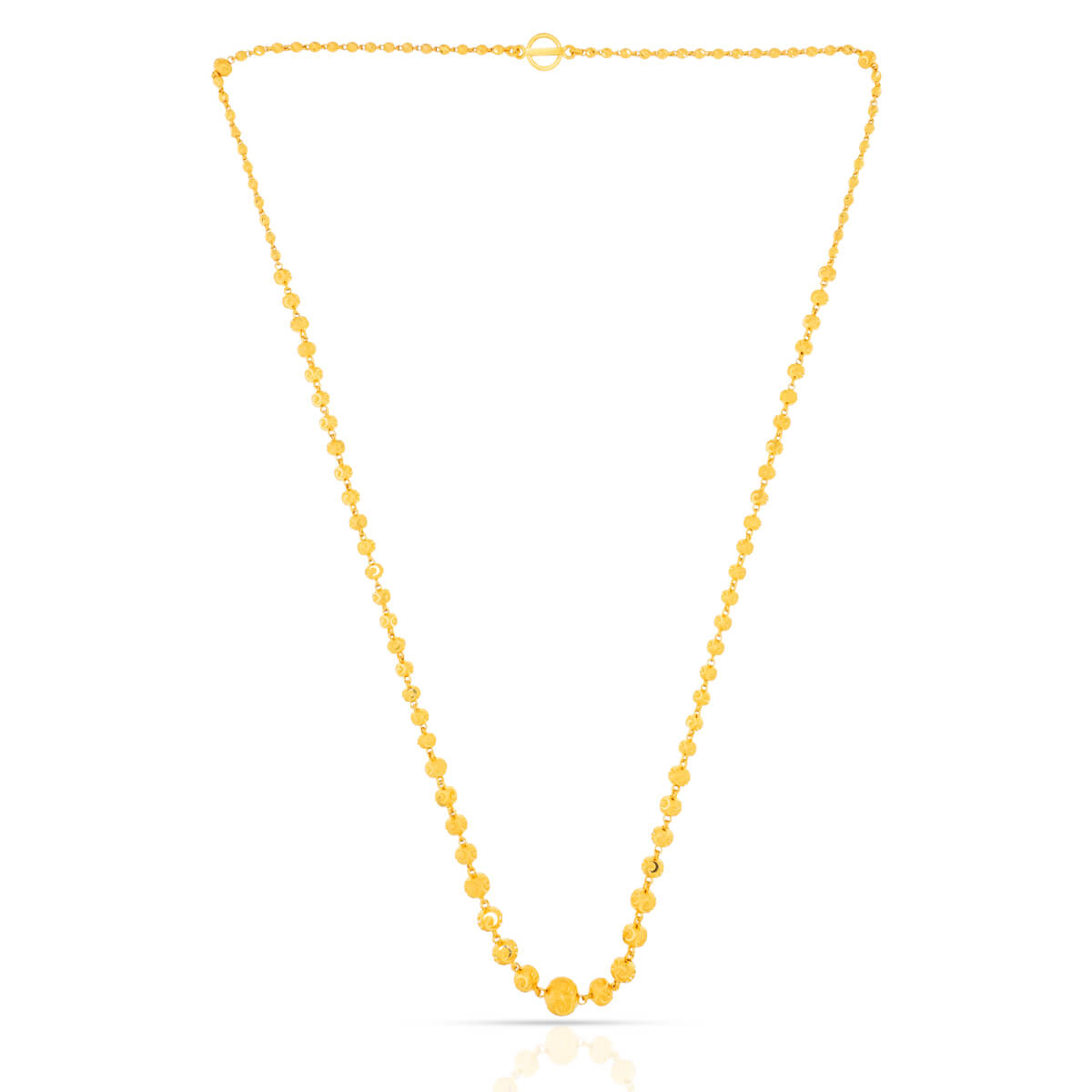 Cultural Gold Mala Necklace