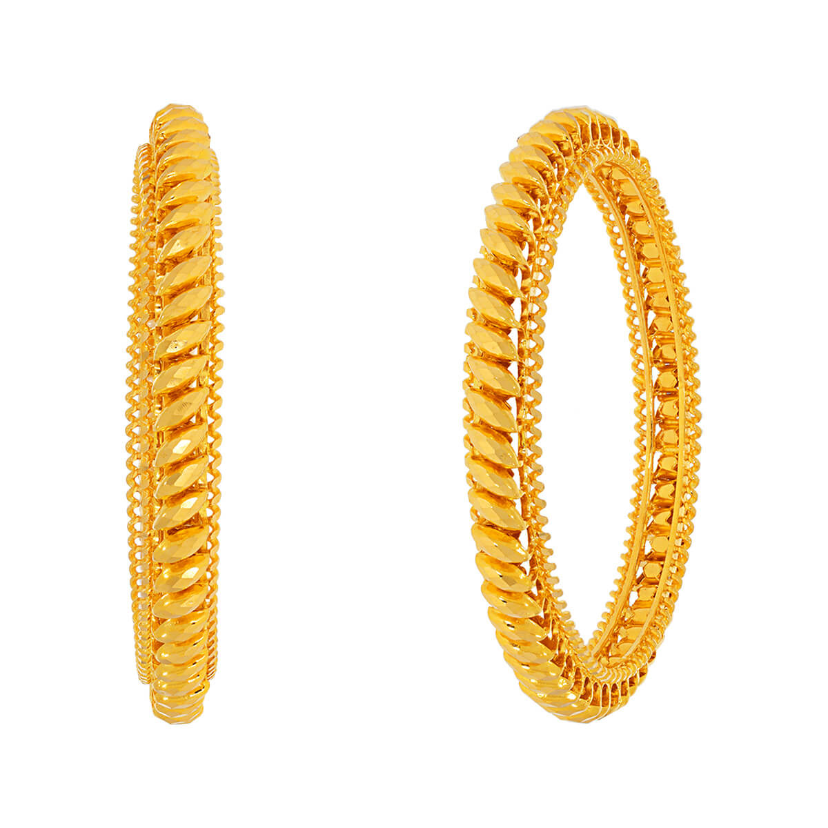 Rukmini Gold Bangle with Free Gold Coin