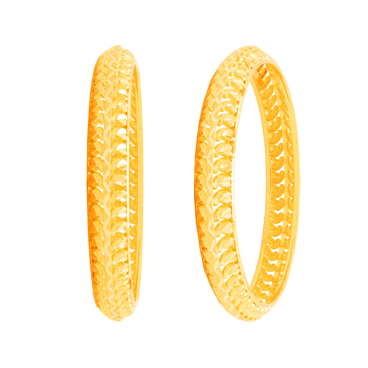 Ruha Gold Bangle with Free Gold Coin