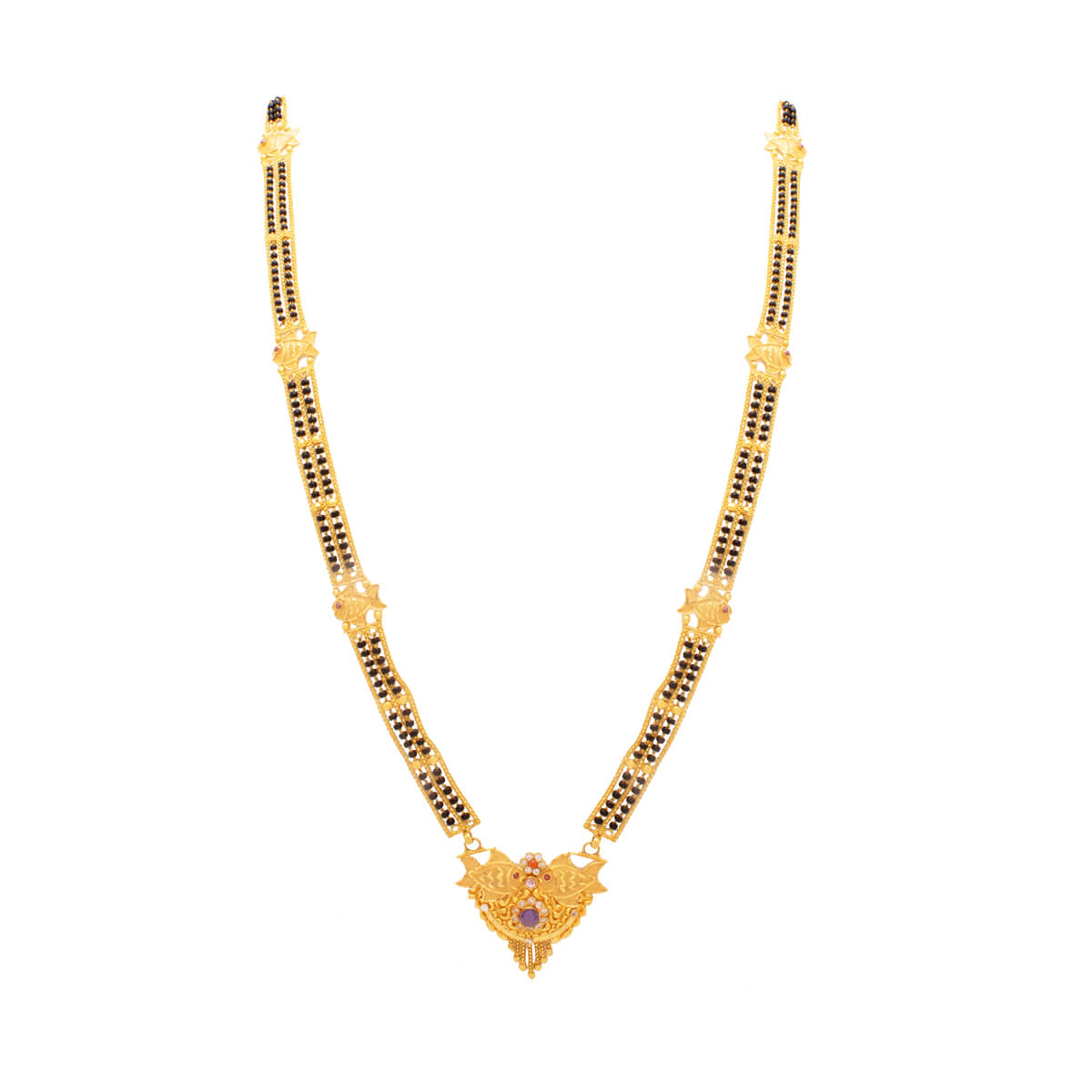 Trunisha Gold Mangalsutra with Free Gold Coin