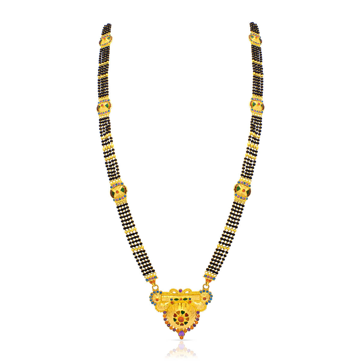 Gold Mangalsutra with Free Gold Coin