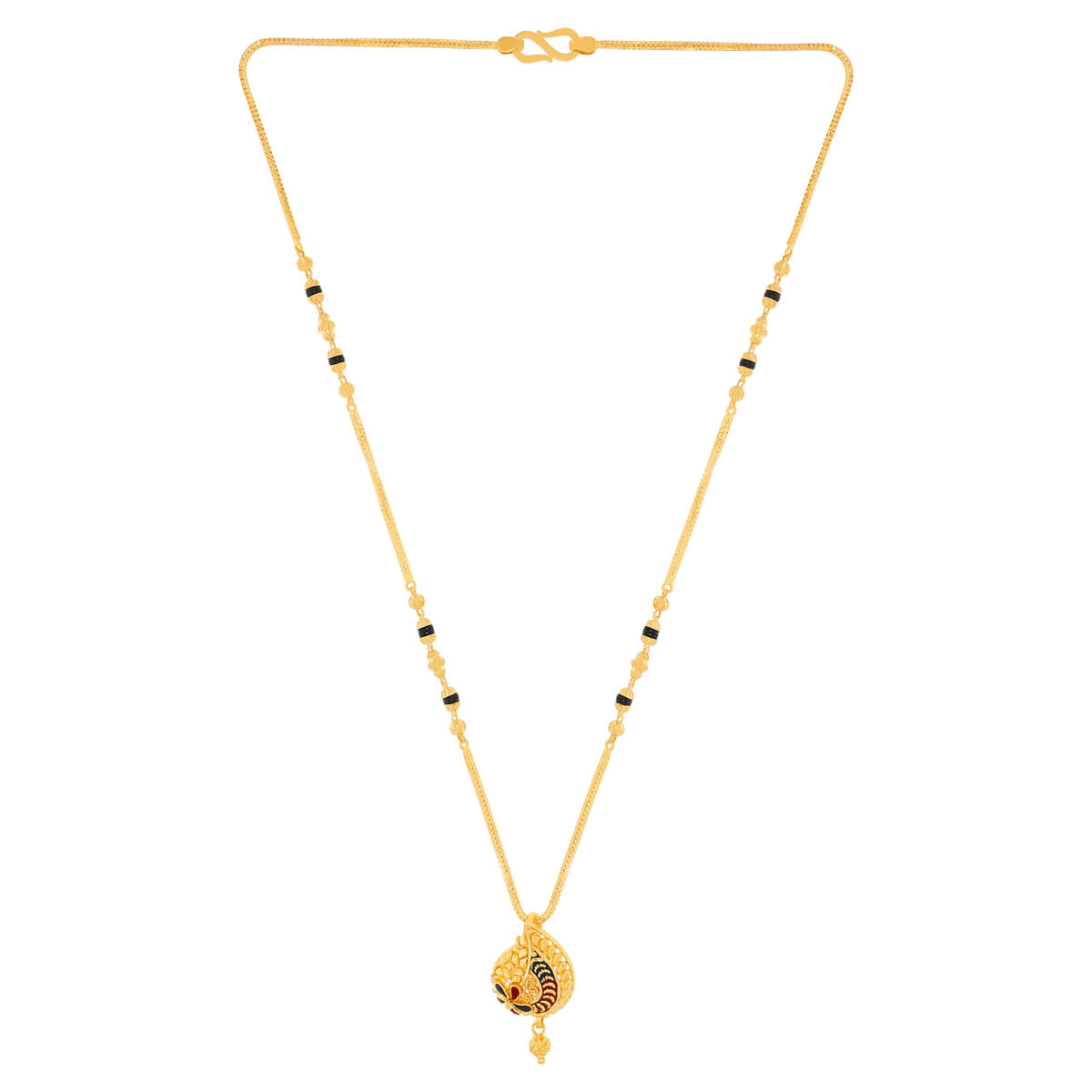 Parvati Gold Mangalsutra with Free Gold Coin