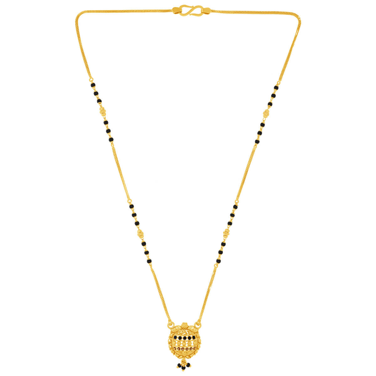 Spectacular Orb Gold Mangalsutra with Free Gold Coin