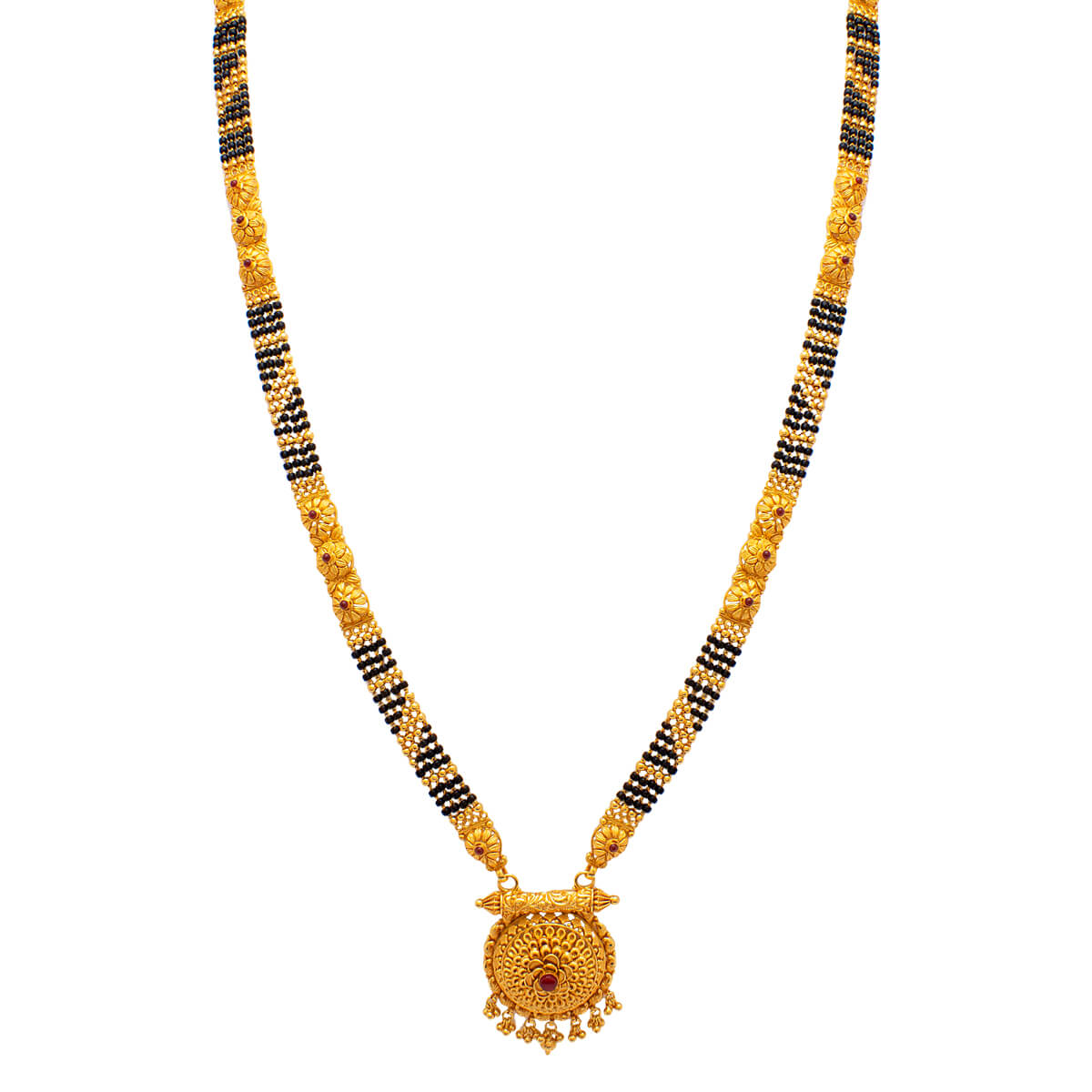 Gold Mangalsutra with Free Gold Coin