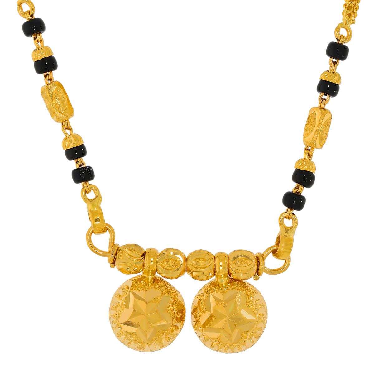 Raisa Gold Mangalsutra with Free Gold Coin