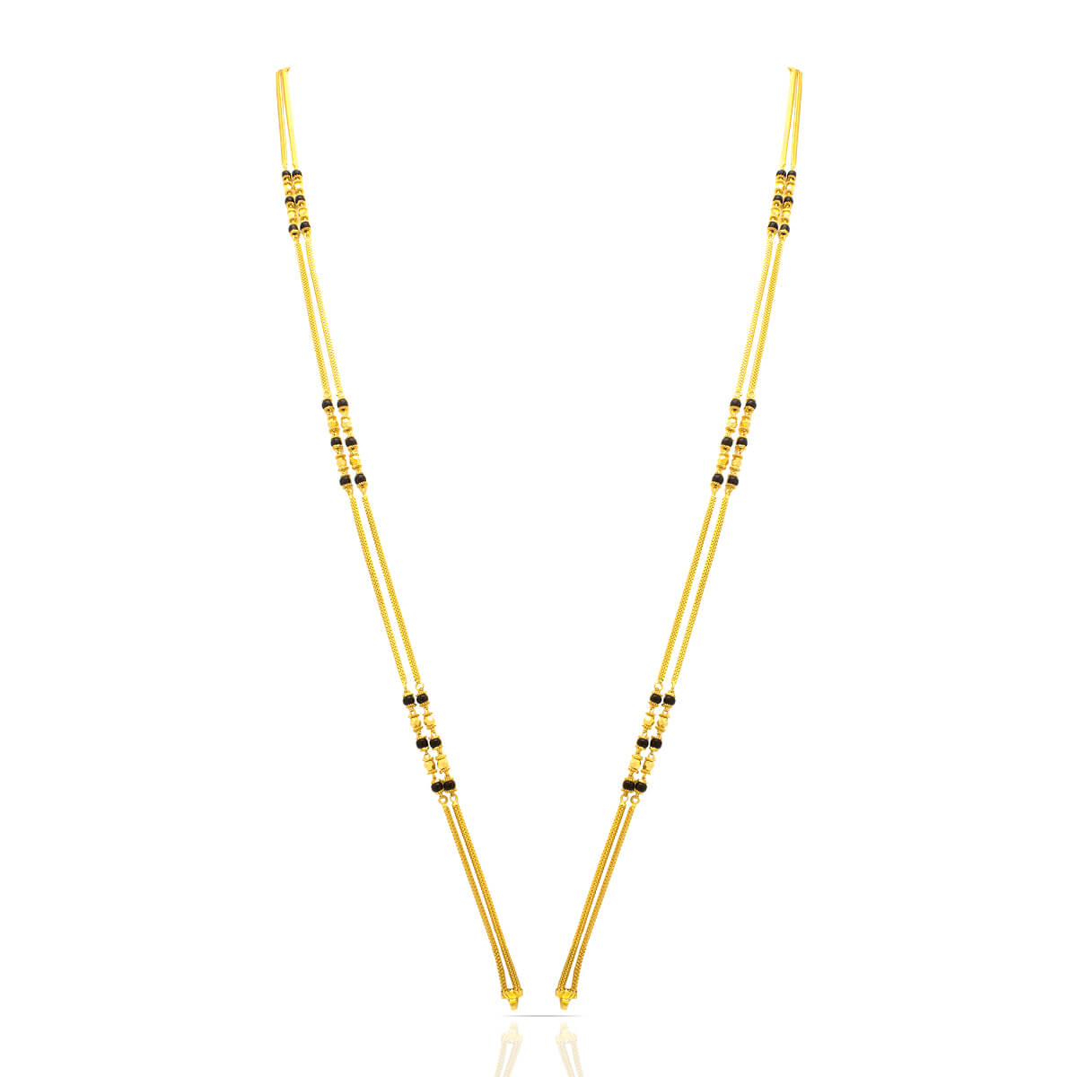 Gold Mangalsutra Sar with Free Gold Coin