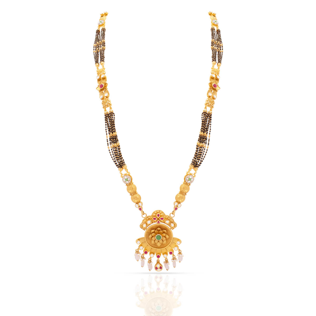 Gold Kundan Antique Mangalsutra