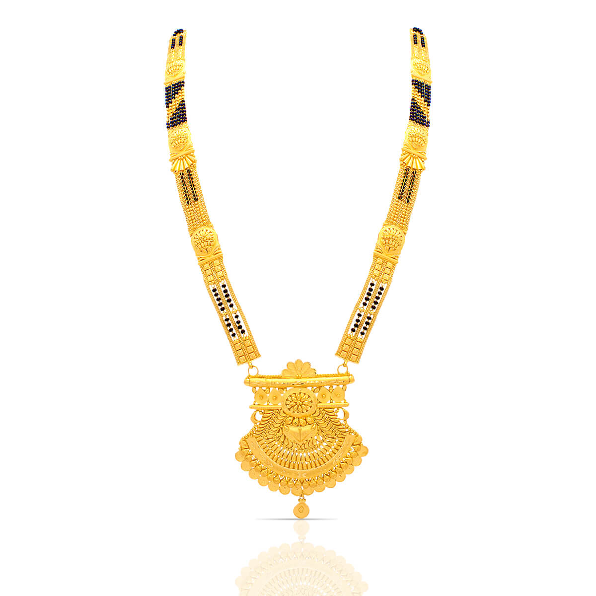 Exquisite Wedding Heavy Gold Mangalsutra with Free Gold Coin