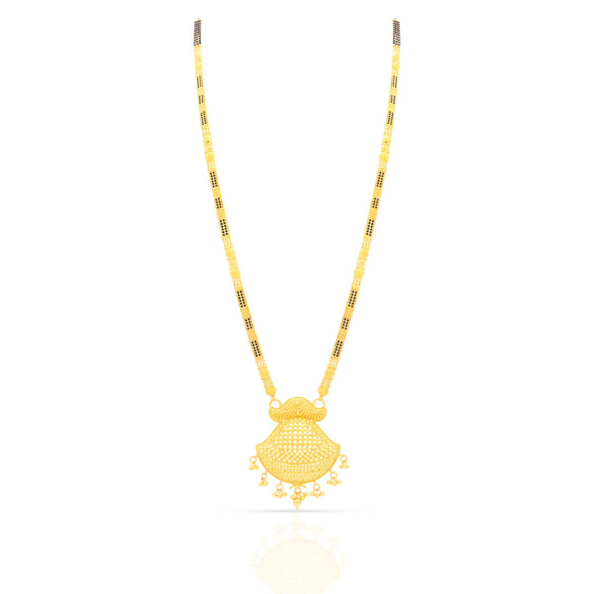 Cultural Long Gold Mangalsutra with Free Gold Coin