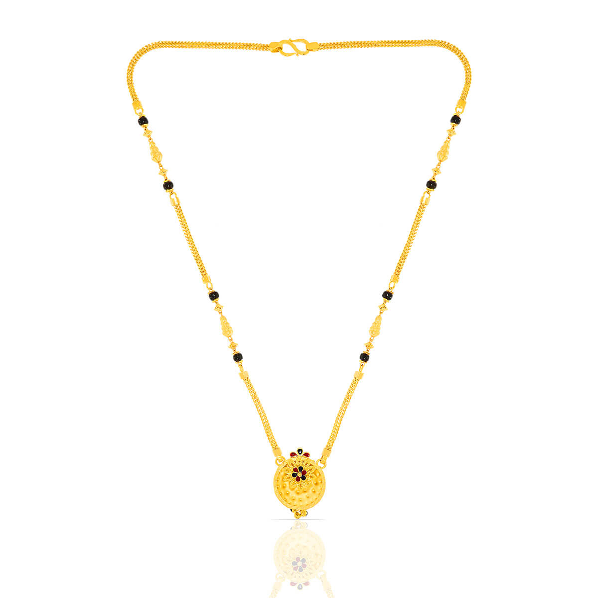 Minimalist Charm Small Gold Mangalsutra for Daily Use with Free Gold Coin