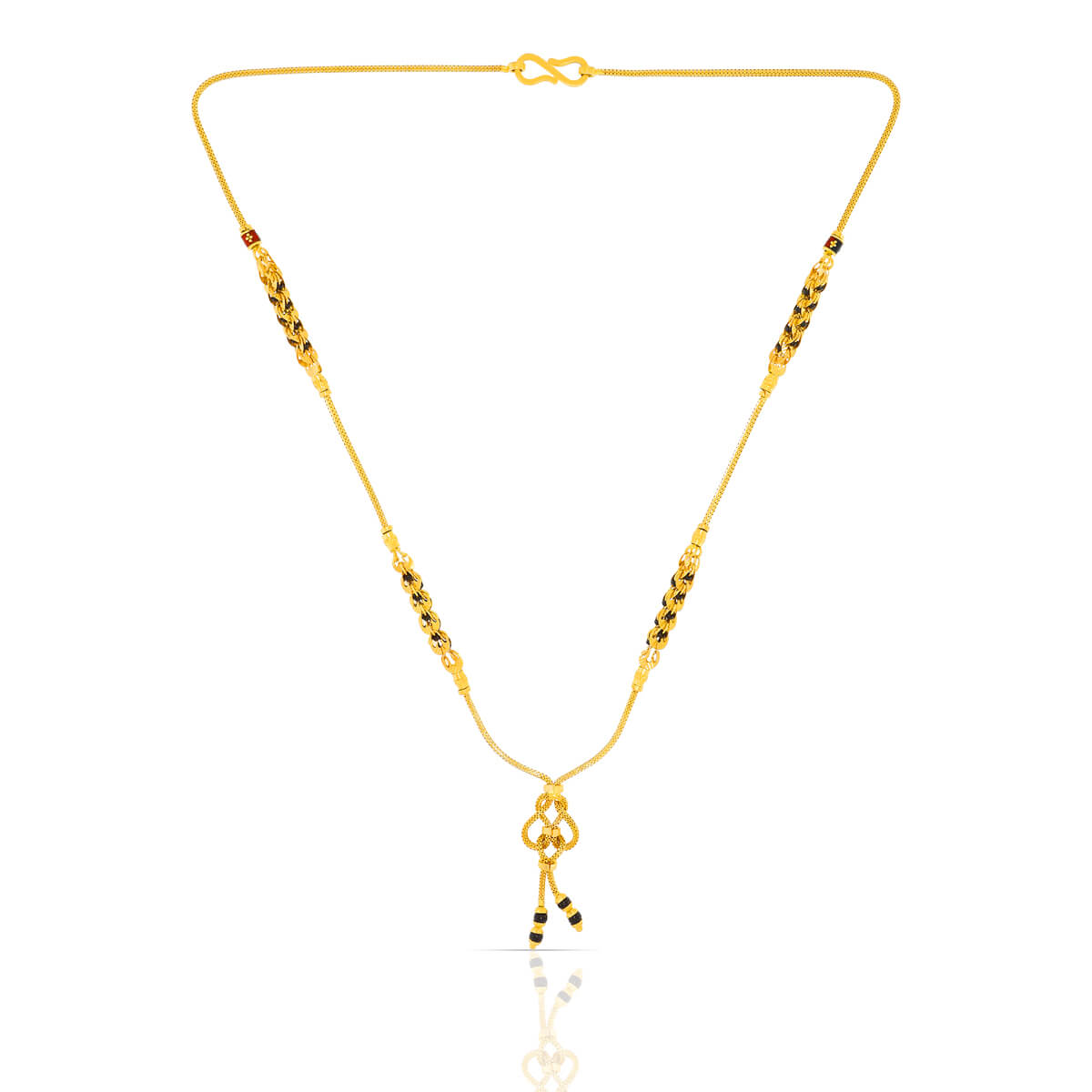 Luxurious Fancy Gold Mangalsutra with Free Gold Coin