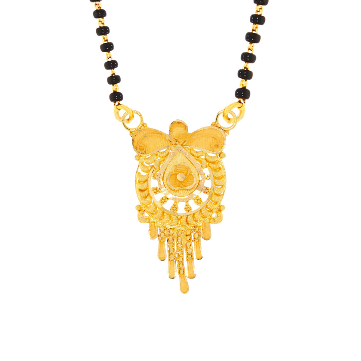 Captivating Gold Mangalsutra Pendant with Free Gold Coin