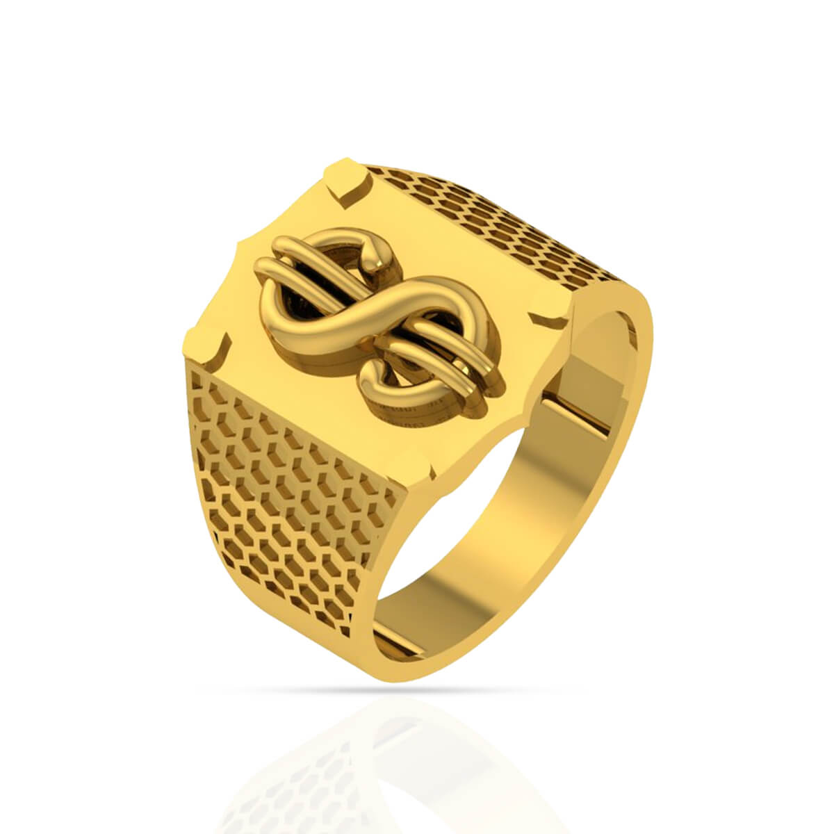 Gold Ring with Free Gold Coin