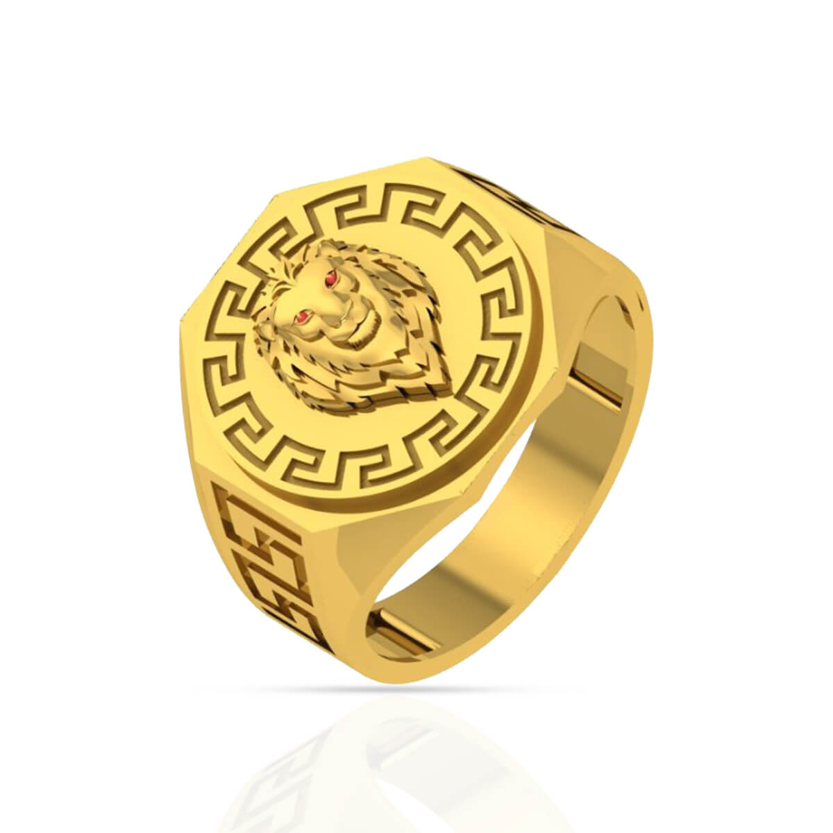 Gold Ring with Free Gold Coin